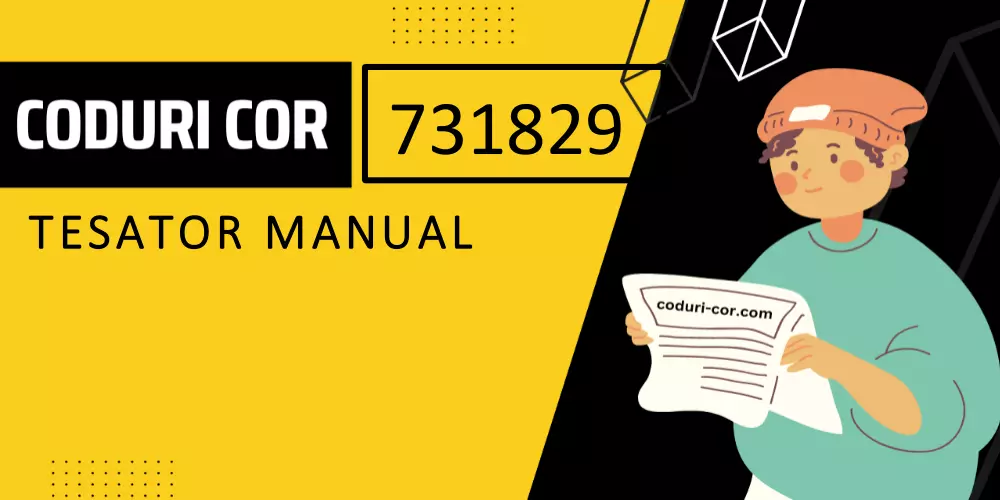 Cod COR tesator manual