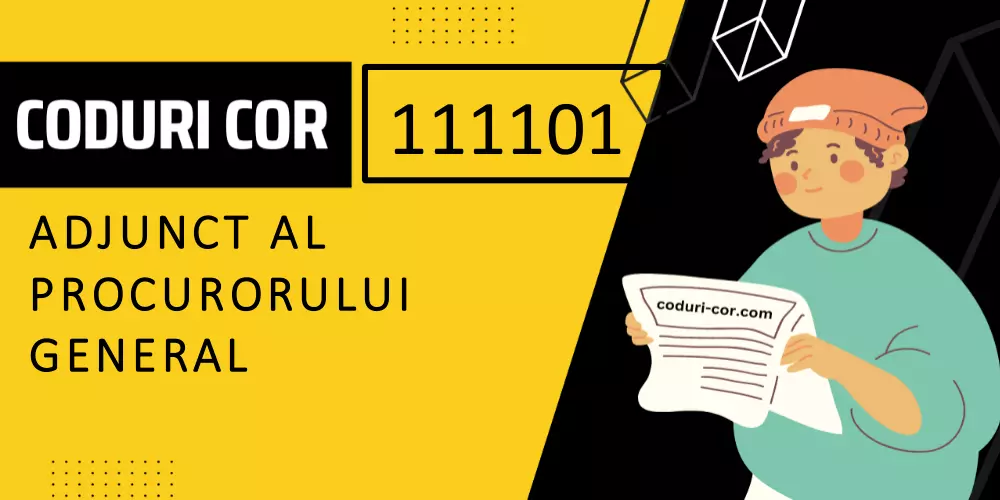 Cod COR adjunct al procurorului general