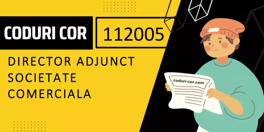 Cod COR director adjunct societate comerciala