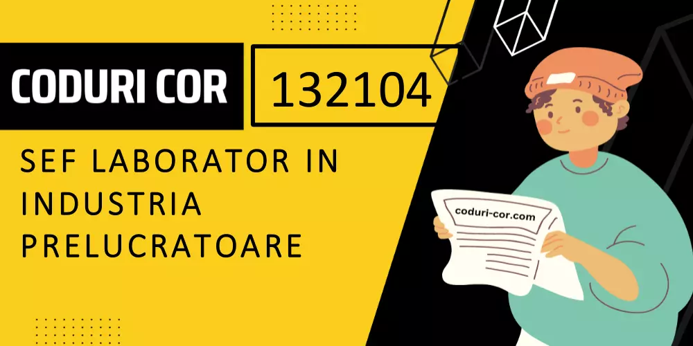 Cod COR sef laborator in industria prelucratoare