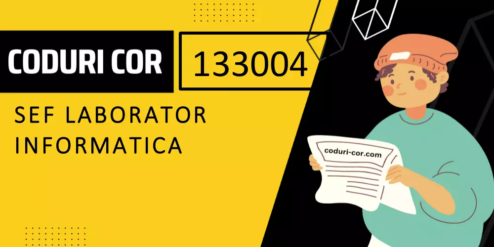 Cod COR sef laborator informatica