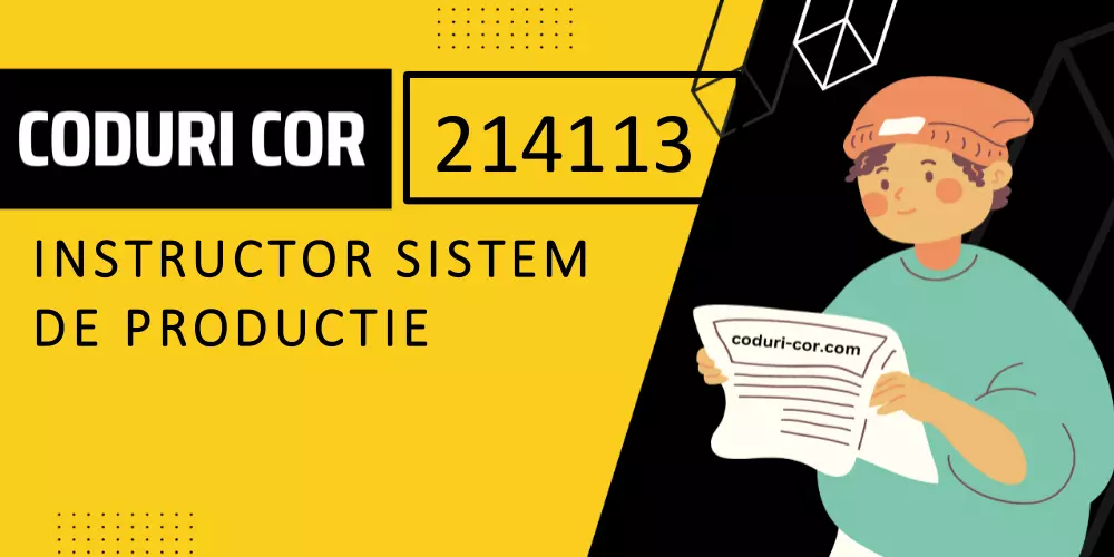 Cod COR instructor sistem de productie