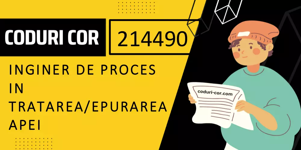 Cod COR inginer de proces in tratarea/epurarea apei
