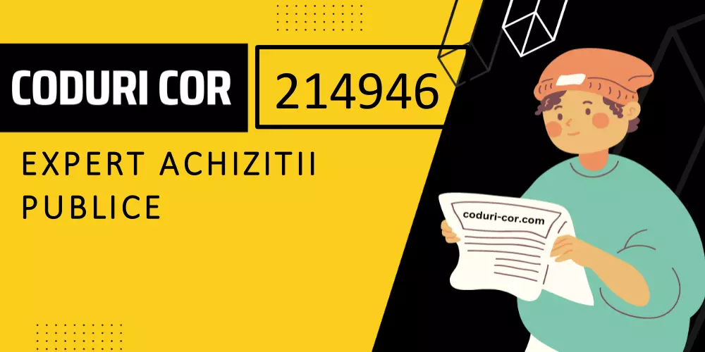 Cod COR expert achizitii publice