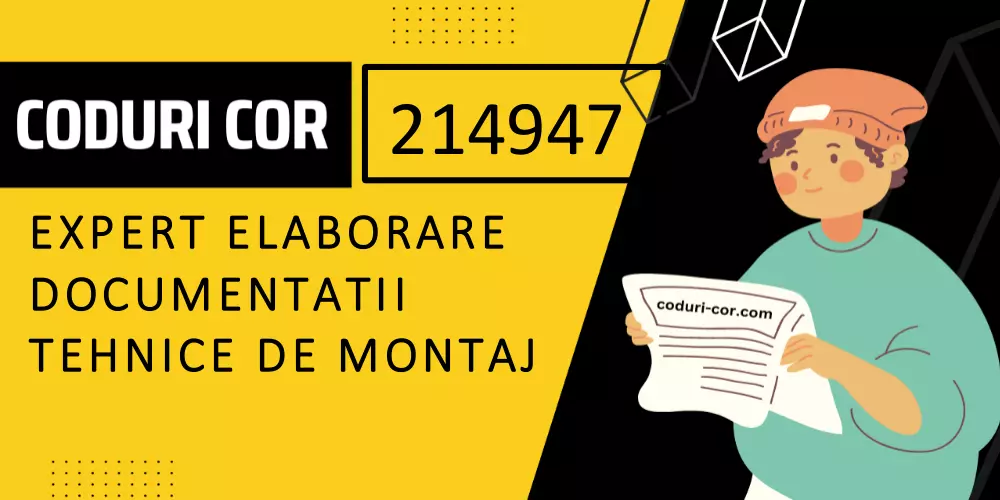 Cod COR expert elaborare documentatii tehnice de montaj