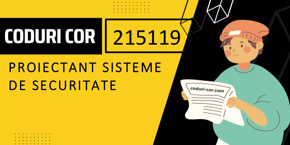 Cod COR proiectant sisteme de securitate