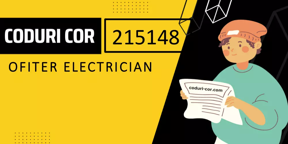 Cod COR ofiter electrician