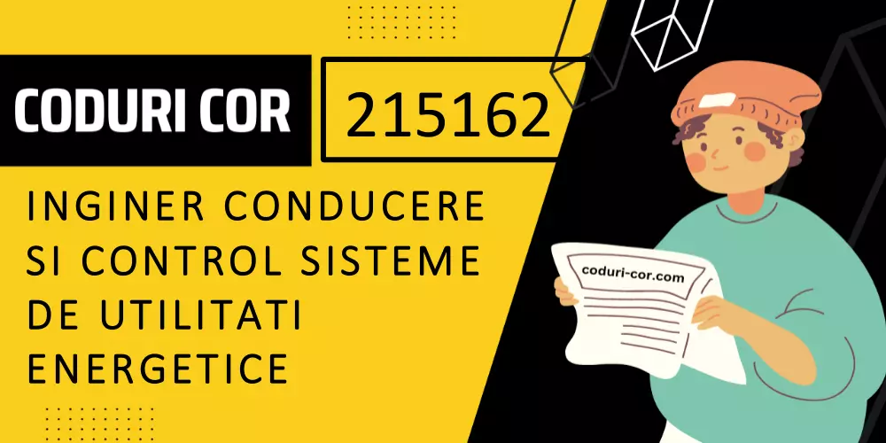 Cod COR inginer conducere si control sisteme de utilitati energetice 