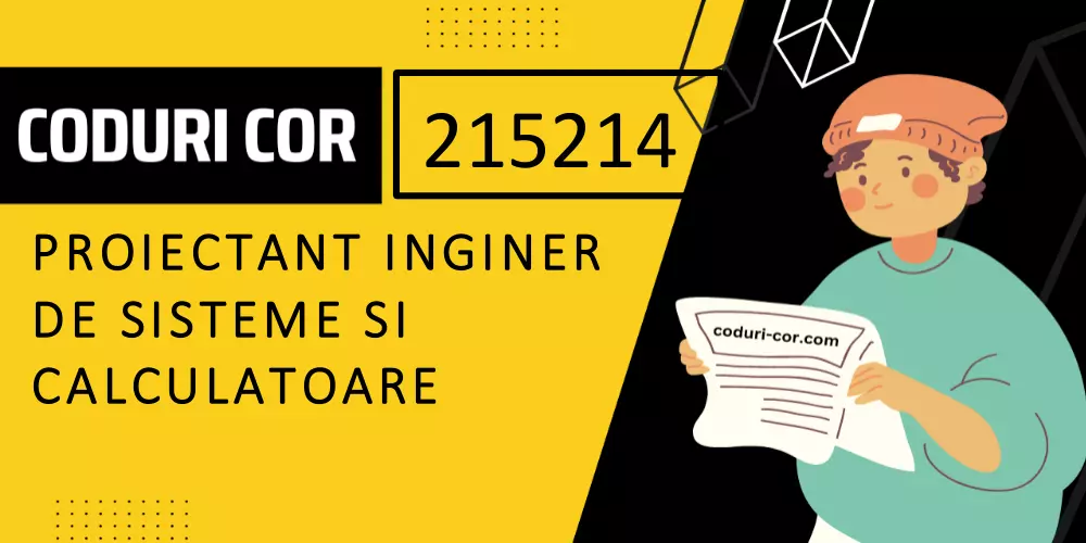 Cod COR proiectant inginer de sisteme si calculatoare