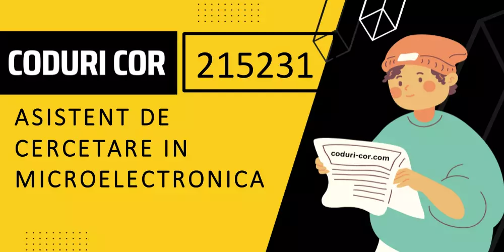 Cod COR asistent de cercetare in microelectronica