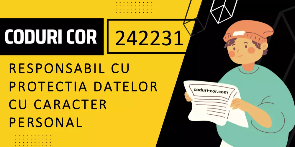 Cod COR responsabil cu protectia datelor cu caracter personal 