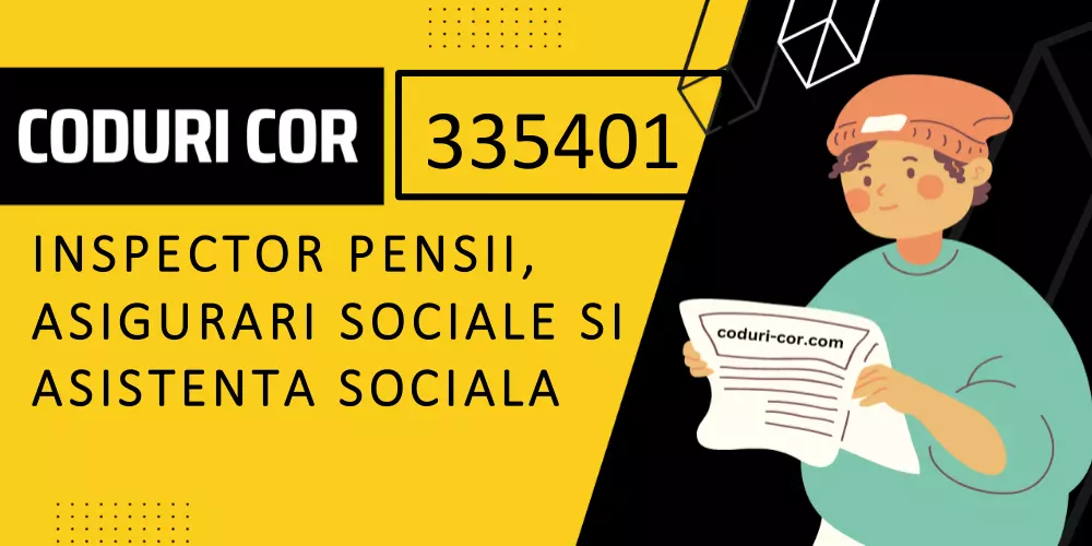Cod COR inspector pensii, asigurari sociale si asistenta sociala