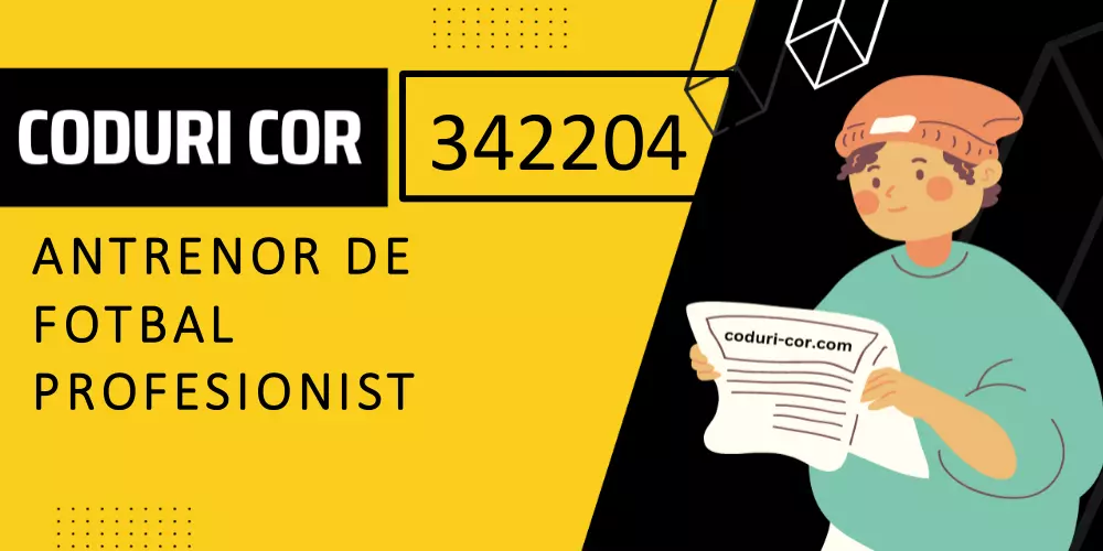 Cod COR antrenor de fotbal profesionist