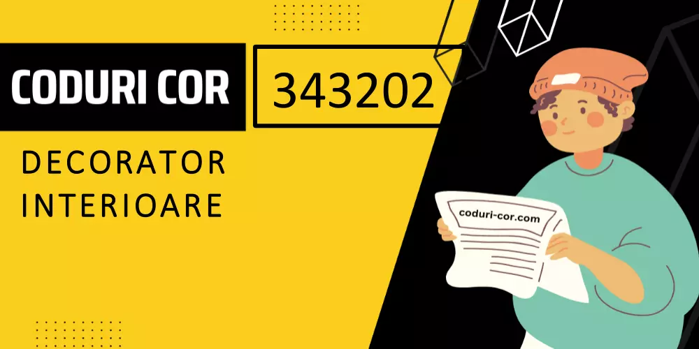 Cod COR decorator interioare