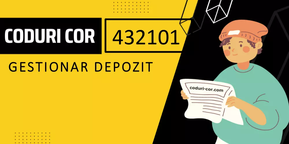Cod COR gestionar depozit