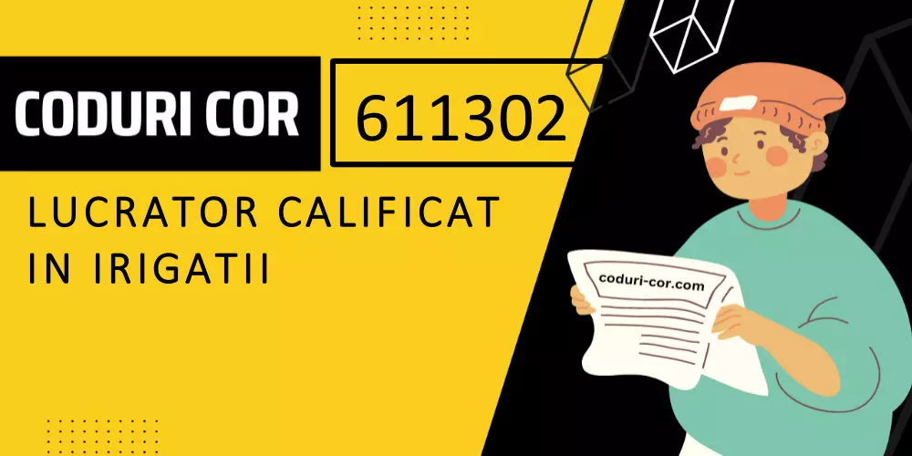 Cod COR lucrator calificat in irigatii 
