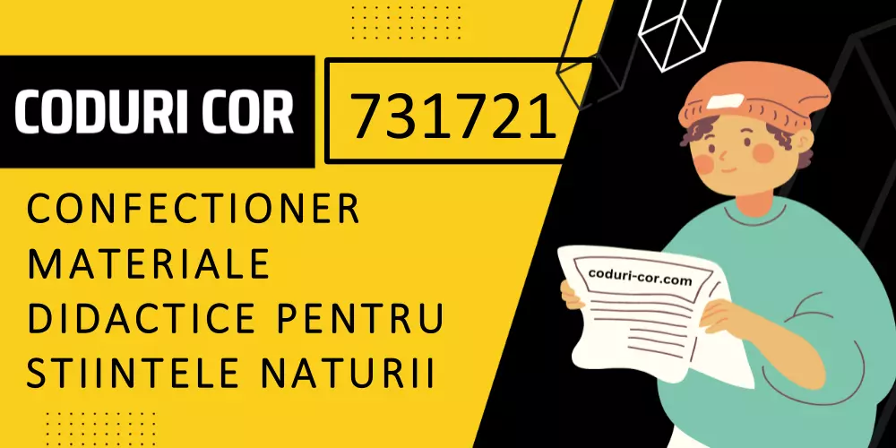 Cod COR confectioner materiale didactice pentru stiintele naturii