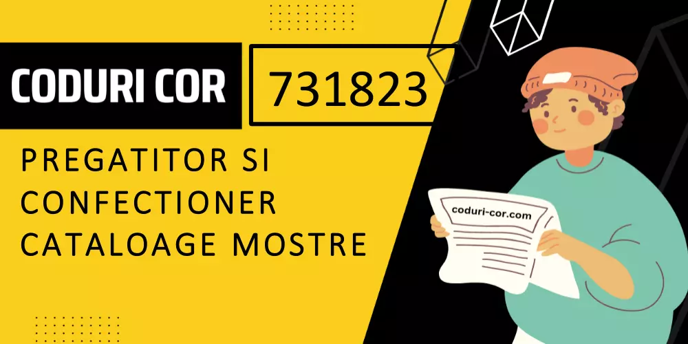 Cod COR pregatitor si confectioner cataloage mostre