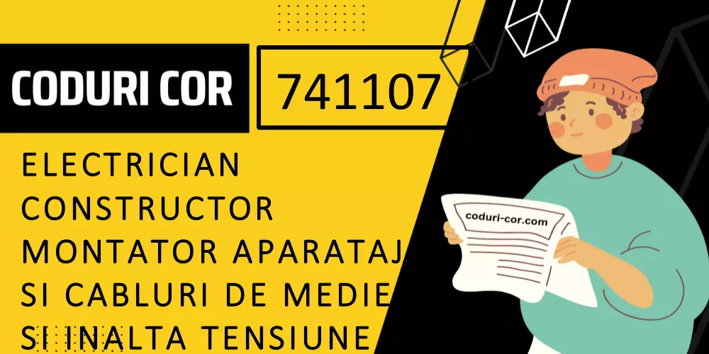 Cod COR electrician constructor montator aparataj si cabluri de medie si inalta tensiune