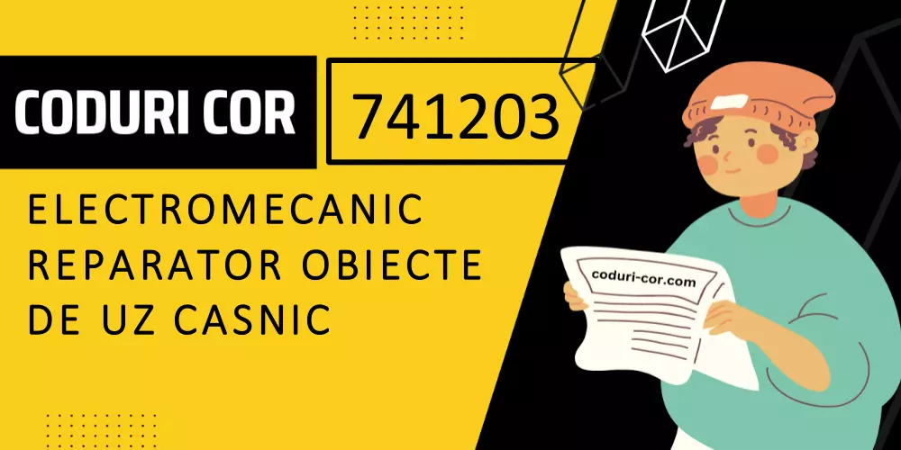 Cod COR electromecanic reparator obiecte de uz casnic