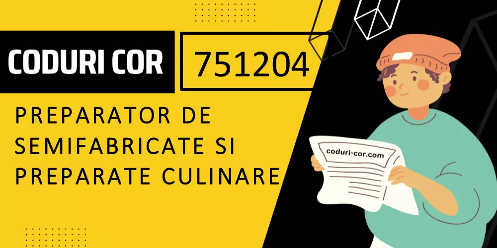 Cod COR preparator de semifabricate si preparate culinare