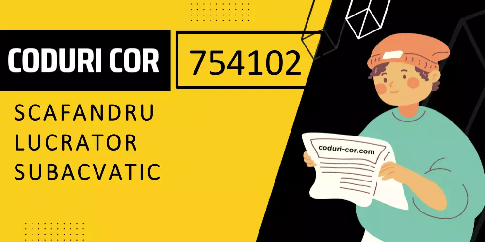Cod COR scafandru lucrator subacvatic