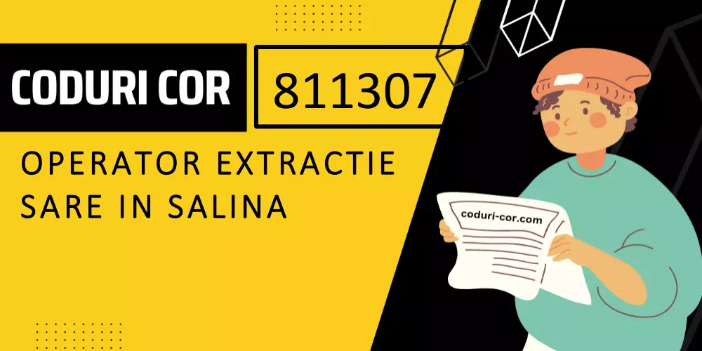 Cod COR operator extractie sare in salina