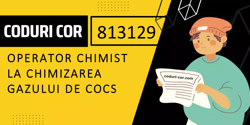 Cod COR operator chimist la chimizarea gazului de cocs