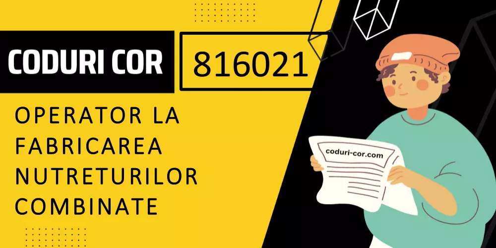 Cod COR operator la fabricarea nutreturilor combinate