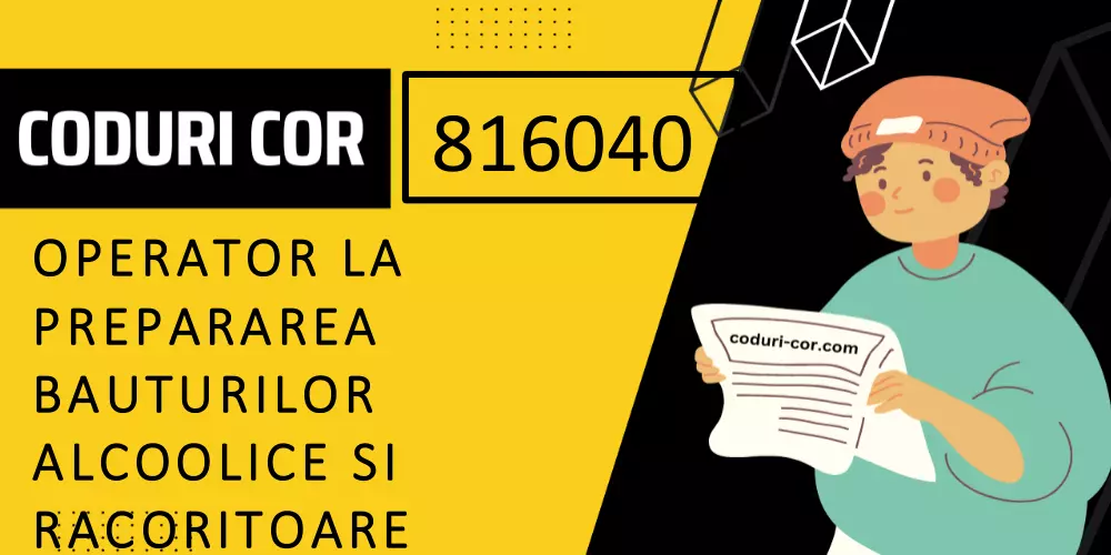 Cod COR operator la prepararea bauturilor alcoolice si racoritoare