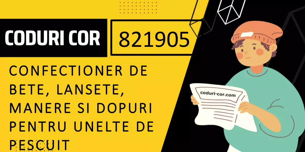 Cod COR confectioner de bete, lansete, manere si dopuri pentru unelte de pescuit