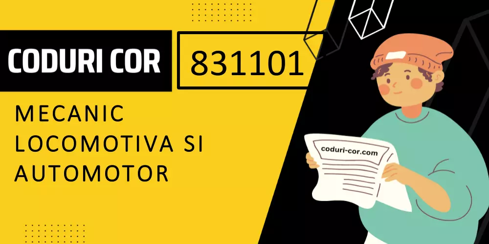 Cod COR mecanic locomotiva si automotor