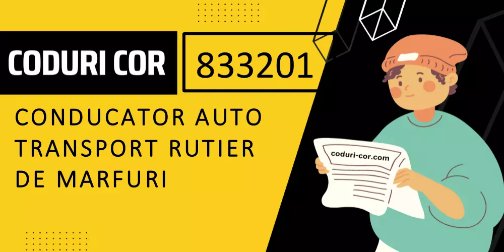 Cod COR conducator auto transport rutier de marfuri