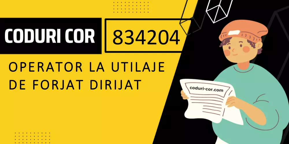 Cod COR operator la utilaje de forjat dirijat