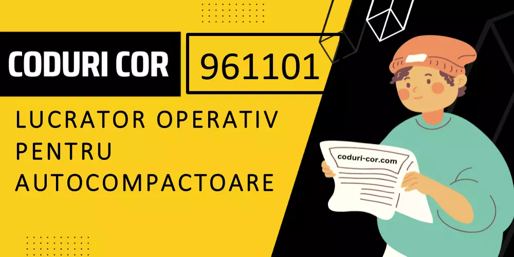 Cod COR lucrator operativ pentru autocompactoare