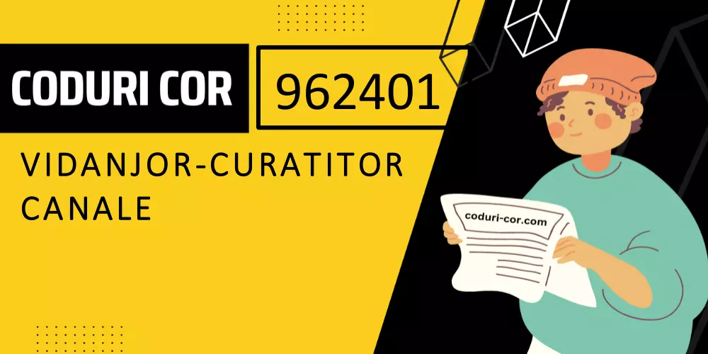 Cod COR vidanjor-curatitor canale